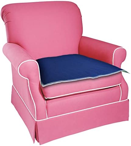 Inspire a almofada de cadeira impermeável, de cor escura para esconder manchas, 18 x 24 - blocos de cadeira acolchoados