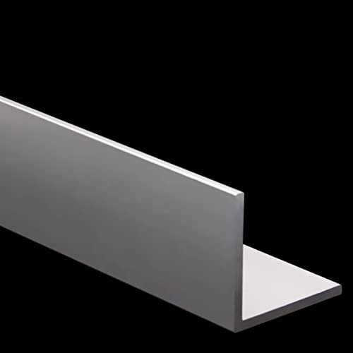 Ângulo de alumínio mssoomm 25 mm x 25 mm x 1060 mm de comprimento de 3 mm de espessura de 10pcs,