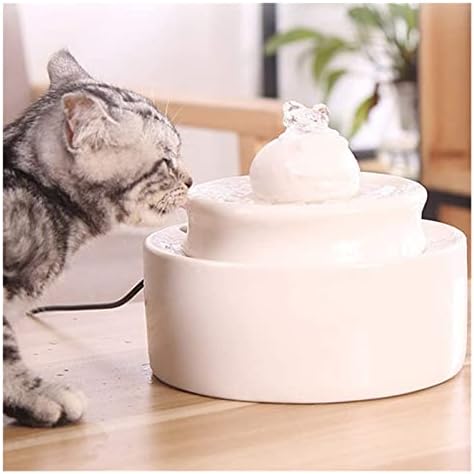 Dispensador de água para animais de estimação Cerâmica de água de gato Distribuidor de bebida para