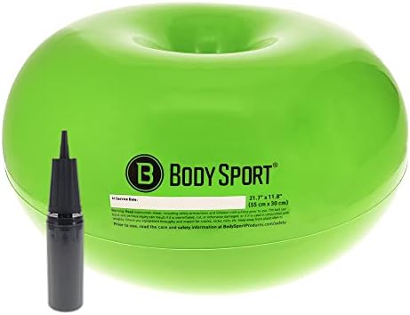 Bola de rosca esportiva corporal - bola de exercício durável e inflável para treinamento de equilíbrio