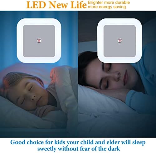 24 Packs LED Lights Night Conecte -se na parede com sensor escuro inteligente Plug de corredor