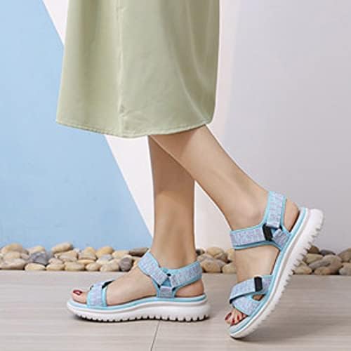 Sandálias de salto de lácios de Washerce para mulheres 9 lâminas ortopédicas para mulheres confortáveis