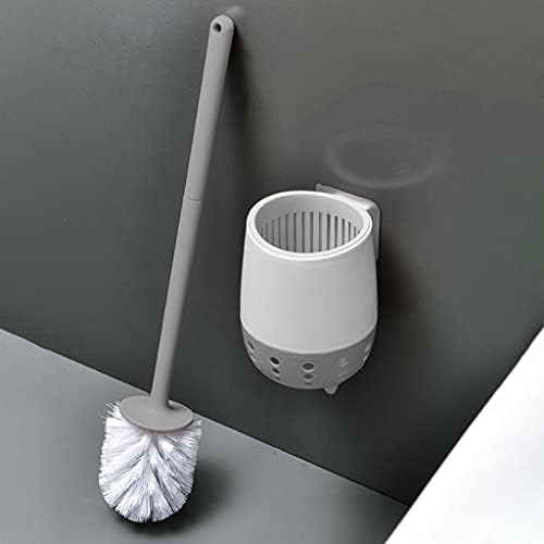 Larro Brush Brush Pincel e suporte do vaso sanitário, escovas de higiênico de limpeza profunda com