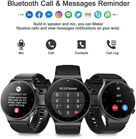 Blackview Smart Watch 2022, Fitness Watch With Music Storage and Playback, tela de toque de 1,3