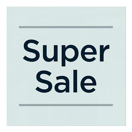 CGSignLab | Janela Super Sale -Basic Teal se apega | 12 x12