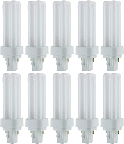 Sunlite PLD13/SP30K/10PK 3000K Fluorescente branco Fluorescente 13W PLD duplo em forma de U Bulbos CFL de