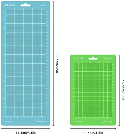 Tapete de corte real para Cricut Joy 4,5 ”x12” 4,5 ”x6,5”, variedade de tapetes de corte para Cricut Joy Acessórios