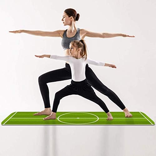 Siebzeh futebol de futebol verde premium grosso de ioga mate ecológico saúde e fitness non slip