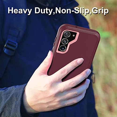 Case Mxx Compatível com Galaxy S23 Plus, Super Super Full Duty Body Chaping Tampa/Proteção de Choque/Prova