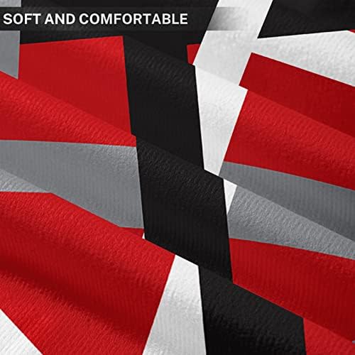 Conjunto de emvências de 2 capas de travesseiros pretos vermelhos de 18x18 polegadas Design