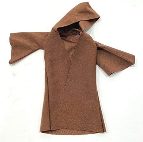 1/12 escala Miniatura Jedi Robe de tecido para série Black Star Wars Obi-Wan