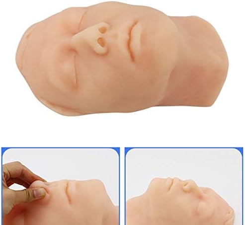 Vovolo 1PC Silicone Head Face com osso dentro da cirurgia Treinamento Operação Prática Cabeça Modelo