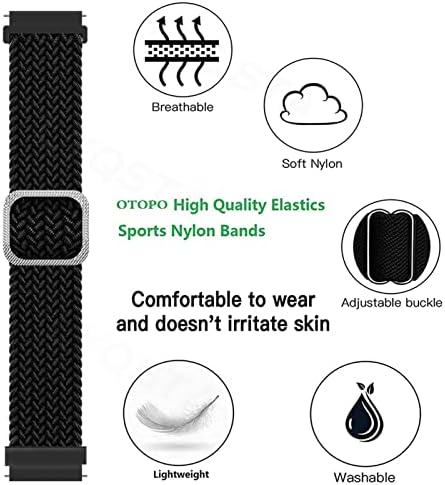 Houcy Smart Watch Band for Garmin Vivoactive 3/4 Venu 2/Forerunner 645 245 158 745 Straped Strap Vivomove
