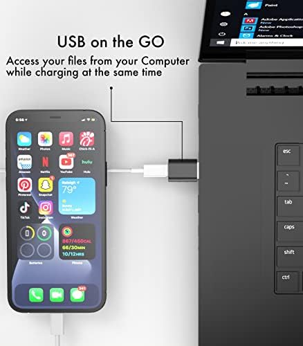 Adaptador USB USB C fêmea para um homem e USB Um homem para USB C Feminino Adaptador compatível com MacBook Pro