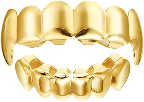 Toyandona Hip Hop dentes, 1 conjunto de dentes removíveis Jóias Bonicha para os dentes de dentes e
