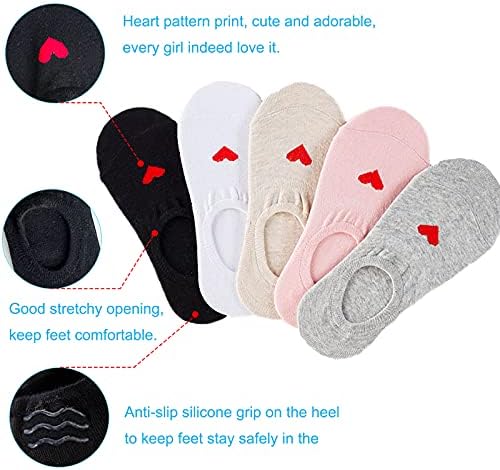 Mryuwb 5 a 10 pares crianças meninas sem meias, meias macias anti-deslizamento, meias ultra confortáveis ​​para