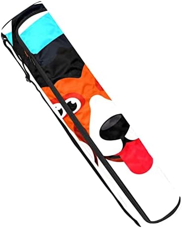 Bolsa de transportador de tapa de ioga de animal com cão com alça de ombro de ioga bolsa de ginástica bolsa de