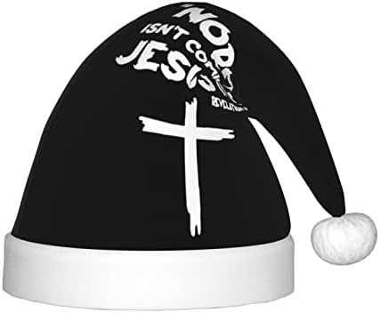 CXXYJYJ Fé cristã religiosa Jesus 1 Papai Noel Hat Kids Chapéus de Natal de Natal para Chapé