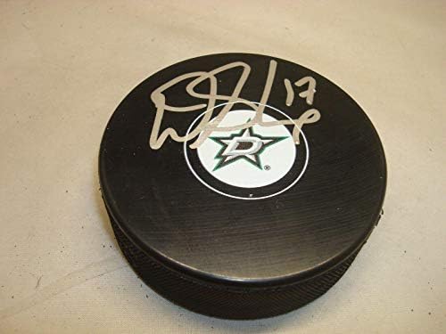 Devin Shore assinou o Dallas Stars Hockey Puck autografado 1a - Pucks autografados da NHL