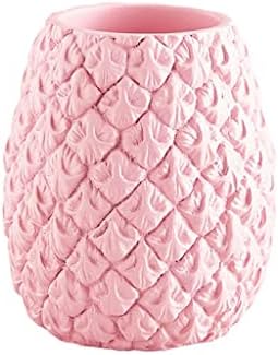 QWZYP Pineapple Shape Decoration Cosmetic Brush Solter Preat Storage Storage Modern Home Decoration Desk Cosmética