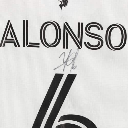Osvaldo Alonso Minnesota United FC autografou a Jersey White Used 6 da temporada de 2020 MLS - camisas de futebol