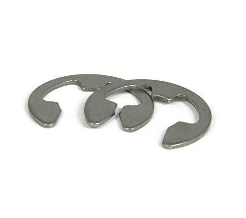 Anéis de retenção de aço inoxidável e anéis de retenção E-43ss 7/16 Qty 25