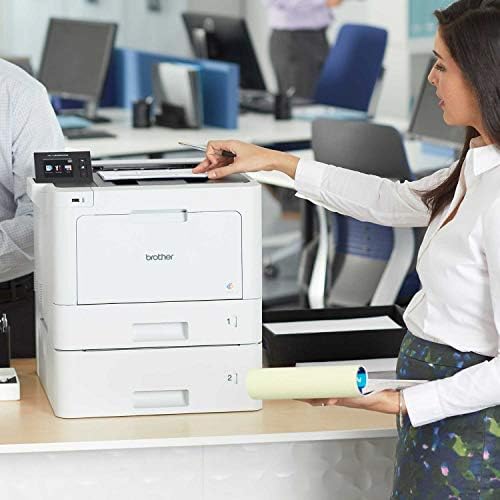 Irmão Business Color Laser Printer, HLL8360CDWT, Networking sem fio, impressão duplex automática com bandeja