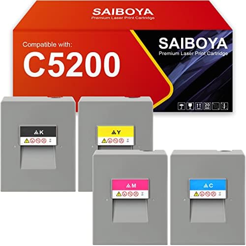 SAIBOYA Remanufaturou Pro C5200 Toner Cartuction Substituição para Ricoh 828422 828423 828424 828425