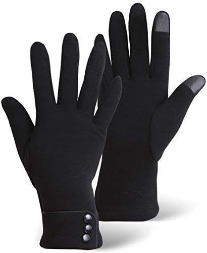 Luvas de tela de toque de inverno feminino - Luvas de luvas de tela sensível ao toque quente