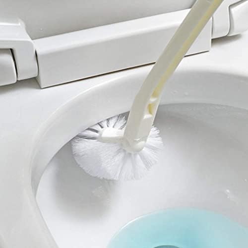 Escova de vaso sanitário alça longa pincéis de limpeza de plástico acessórios de descontaminação fortes