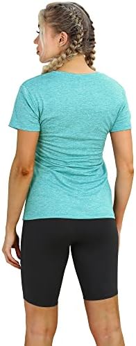 Treino IcyZone Excunhando camisetas para mulheres - Fitness Athletic Yoga Tops Exercícios Camisas