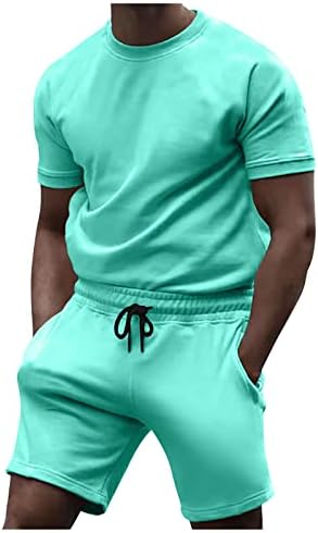 Ymosrh shorts e shorts masculinos definem Sportswear 2 peças Roupa de verão Roupa de verão Surio Camisa