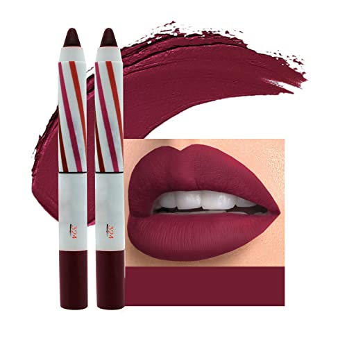 Hot Chocolate Lip Gloss 2pc Lipstick lápis Lobo de lápis Velvet Silk Lip Gloss Maquiagem Lipos Lipliner