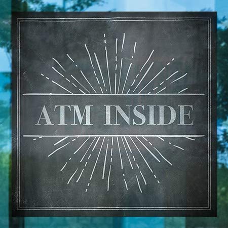 CGSignLab | Janela ATM Inside -Chalk Burst se apega | 5 x5
