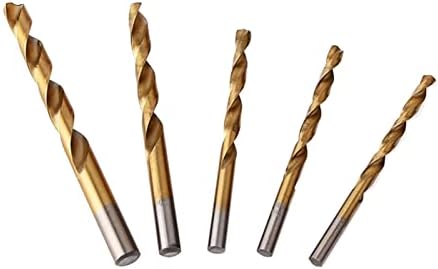 Mountain Men Twist Drill Drill 100pcs HSS Metal Brills T-Itanium Metric Metal Bits Bits Set 1-10mm