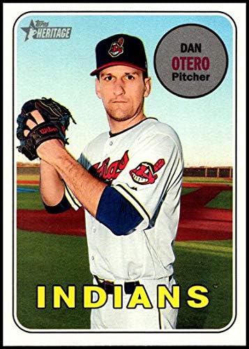 2018 Topps Heritage High Number Baseball 565 Dan Otero Cleveland Indians Official MLB Trading Card
