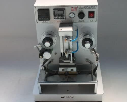 220V Pneumatic Hot Foil Coding & Stamping Machine Leation Logo Printer Stamper