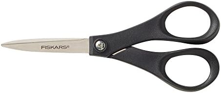 Fiskars Crafts Recycled Adult Scissors, preto