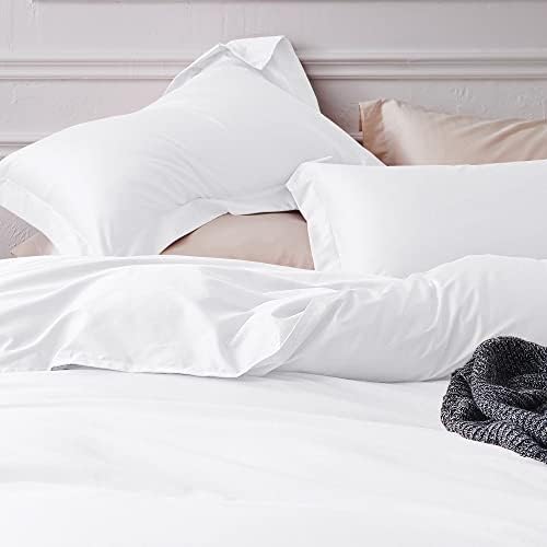 Soma de camas Microfiber King Pillow Shams Conjunto de 2, super macio e aconchegante, rugas,
