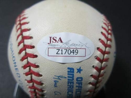 Joe DiMaggio New York Yankees assinou a Liga Americana Baseball JSA Letter - Bolalls autografados