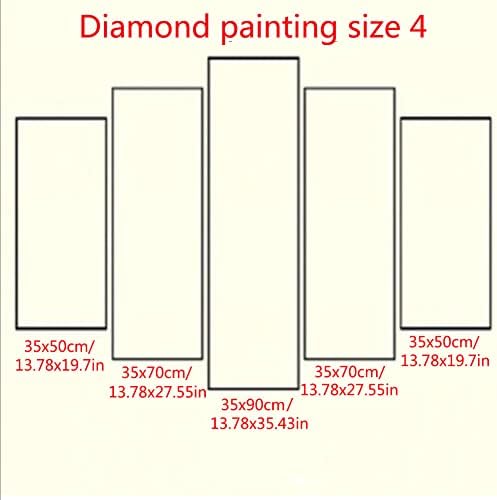 Kit de pintura de diamante 5D DIY para adultos/crianças/iniciantes broca completa arte diamante tamanho