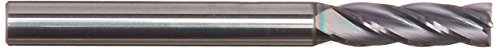 Kodiak Cutting Tools KCT166450 USA Feito Mill de End Solid Carbide, Altin revestido, 4 flauta, 3/16