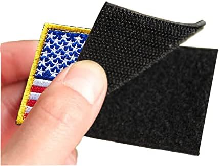 2PCS American Flag Patch, 5mlggoods EUA Patch, Patriot Tactical USA Military Exército Uniforme emblemas,
