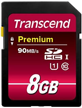 Transcenda 8 GB de alta velocidade 10 UHS Flash Memory Card
