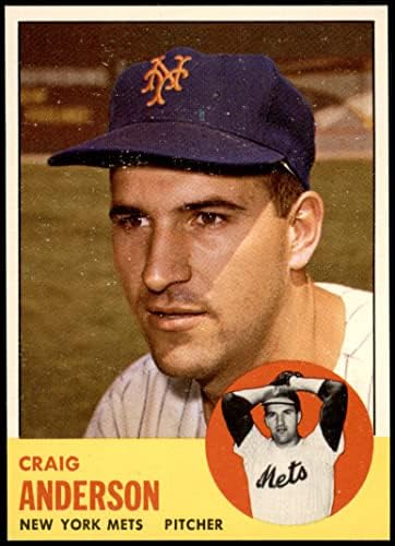 1963 Topps 59 Craig Anderson New York Mets NM/MT Mets