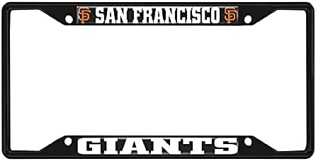 Fanmats San Francisco Giants Placa de placa Frame - Black