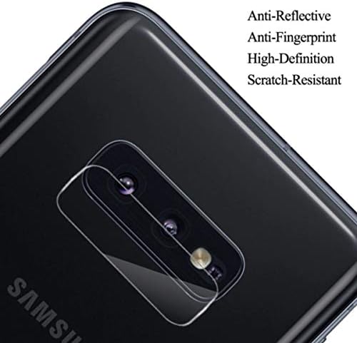 OMIO para Samsung Galaxy S10E Lente Câmera Protetor 3 Pacote Protetor de tela de vidro temperado Caso