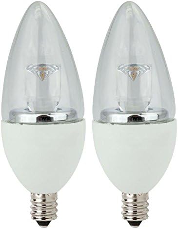 TCP 25W equivalente, lâmpadas de torpedo LED com pequena base de candelabros, diminuído, branco macio