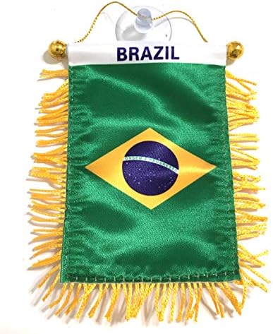Bandeira de brasil, bandeira de carro brasil pequeno
