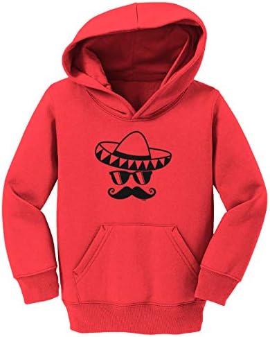TCOMBO Sombrero & Bigode - México México Criando México/Lão Juventude Hoodie